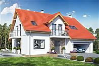 Bocian 1 z garażem 2-st.