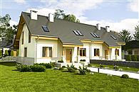 Gajówka bez garażu bliźniak [B-BL1]