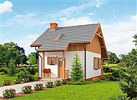 Luizjana szkielet drewniany dom letniskowy z poddaszem