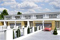 Long z garażem 1-st. szereg&oacute;wka [A-SZ]