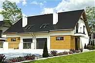 Głuszec II z garażem 1-st. bliźniak [A-BL1]