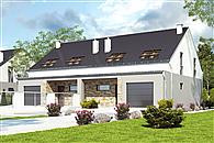 Mazurek II z garażem 1-st. bliźniak [A-BL2]