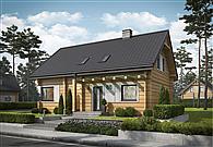 Trypolis 5 projekt domu z bali drewnianych