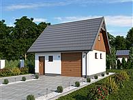 G73C garaż jednostanowiskowy z pomieszczeniem gospodarczym