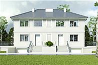 Willa cyprysowa z garażem 1-st. [A]