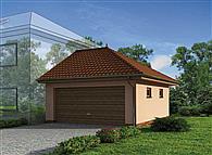 GP8 projekt budynku gospodarczego dostawianego