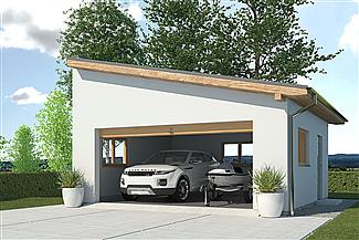 Projekt domu APG 2A garaż