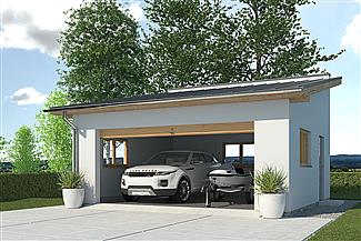 Projekt domu APG 2B garaż