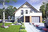 Nowalia z garażem 1-st. [A]