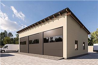 Projekt domu G373 - Budynek garażowy