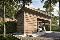 G381 - Wiata drewniana