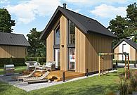 Lido 2 A szkielet drewniany dom letniskowy na zgłoszenie do 35 m2