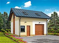 G297 szkielet drewniany budynek gospodarczy