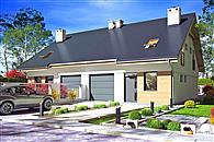 Głuszec III z garażem 1-st. bliźniak [A-BL]