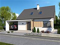 Sevilla 3C szkielet drewniany z wiatą garażową