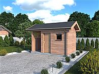 G333 budynek gospodarczy, drewutnia