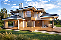 Dom z widokiem wariant C