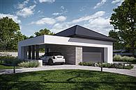 Modern House New Garage 01