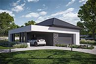 Modern House New Garage 02