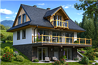 A-154 Dom piaskowa szkieletowy