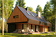 Stodoła z nadwieszeniem pomniejszona