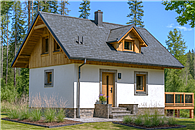 L-87 Dom modrzewiowa szkieletowy