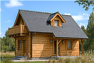 A-125 Dom bukowa z bali