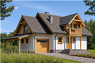 A-143 Dom warszawska szkieletowy