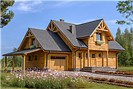 A-143 Dom warszawska z bali